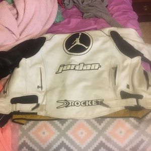 Leather Jordan jacket